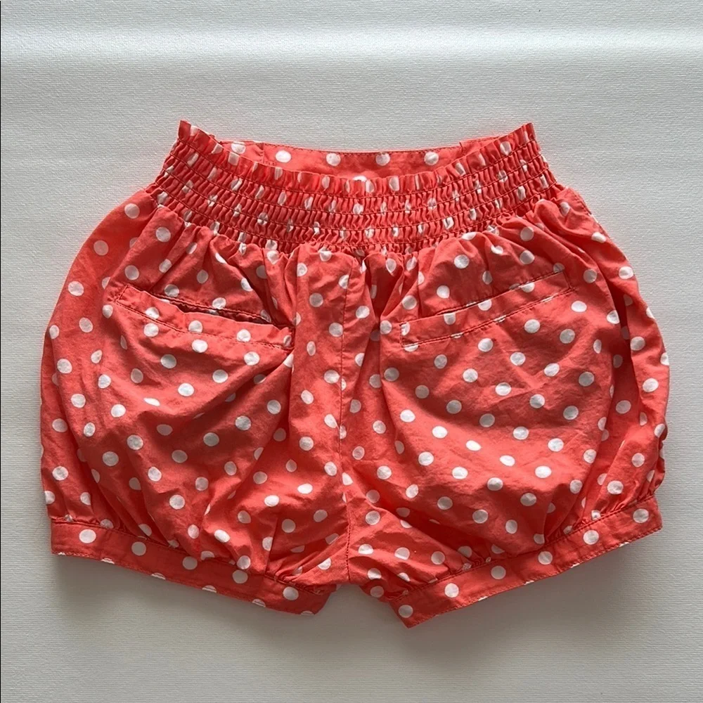 Matilda Jane Shorts Retro Dream Dot Pink Hello Lovely Button Puff Size 4